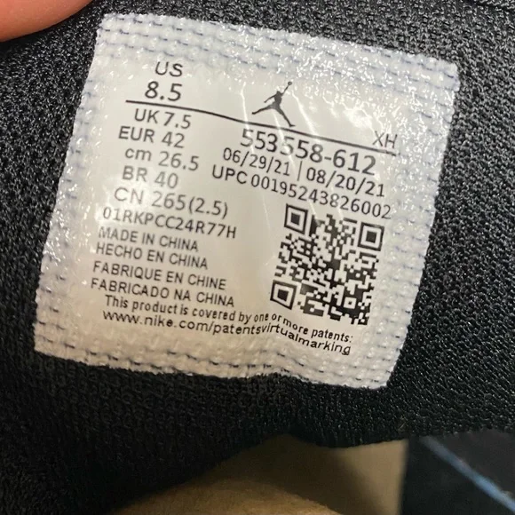 Air Jordan 1 Low 8.5 mens - Picture 7 of 11